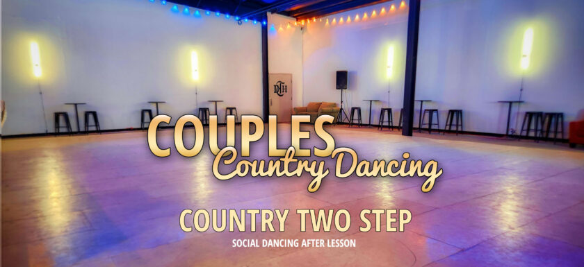 Couples Country Dance Lessons. Two Step.
